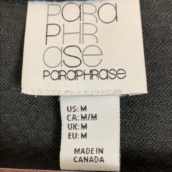 Paraphrase Thick Texture Blazer Black Medium - Picture 3 of 6